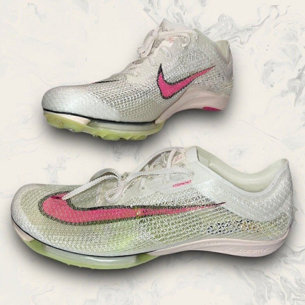 Nike Air Zoom Victory Sail Fierce Pink Track Spike Running Shoes Mens Size 13
